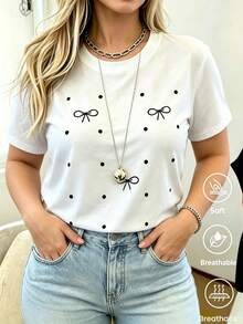 Plus Size T-Shirts - White - View 2