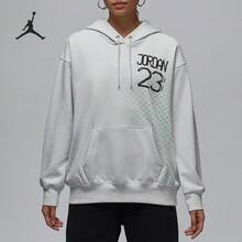 Nike Authentic JORDAN Women's Knit Hooded Pullover Sweatshirt HQ6072-025 - HQ6072-025 - View 9