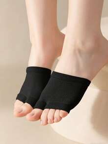 1/3 Short Women's Open-Toe Boat Socks, Soft & Breathable, Moisture-Wicking & Quick-Drying, Suitable For Clogs, Beach Sandals, Slides, Slippers, Spring/Summer - Multicolor - View 8