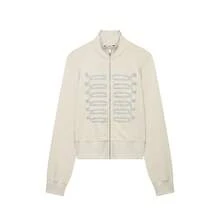DEEKA Autumn New Women's European And American Style Fashion Minimalist Versatile Knot Button Sweatshirt Jacket - Beige - View 4