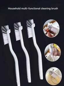 8/5/3pcs Gap Cleaning Brush Set, Kitchen And Bathroom Cleaning Tool Kit, Suitable For Stove, Range Hood And Dirt Removal. Perfect For Cleaning Bathroom Gaps, Sink Gaps, Window Tracks, Tiles And Faucets And Other Small Spaces. - Multicolor - View 6