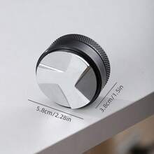 1 buah Alat Penyebar Kopi Espresso, Penyebar Tamper Kopi 51/53/58mm, Alas ABS+Paduan Aluminium, Alat Pembuat Kopi untuk Rumah, Dapur, Kedai Kopi, Perlengkapan Kopi, Alat Espresso, Hitam - Hitam - View 9