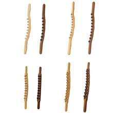 Wooden Gua Sha Massage Stick, 59 Beads Deep Tissue Trigger Point Massage Tool, Manual Gua Sha Stick For Back, Abdomen, Leg Muscle Pain Relief, Body Relaxation Acupressure Massage Tool - Set - View 4