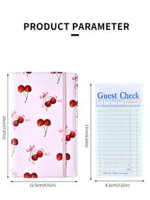 Server Book,1 Zipper Pocket,Server Book | Server Book,Suitable For Server Apron,Guest Book,Server Accessories,Service Book,Receipt Holder - Single Piece - View 2