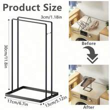 Large Capacity Stainless Steel Detachable Clothes Hanger Stackable Rack For Adults And Children, Space-Saving Clothes Hook Organizer, Suitable For Home Laundry Room, Closet Decoration, Holiday Decoration, Room Decoration And Home Decor - Multicolor - View 3