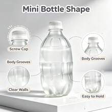 1pc Realistic Water Bottle Squishy Fidget Toy, Soft Bottle Body, Satisfying ASMR Tactile Feedback, Sensory Fidget Toy To Relieve Anxiety Through Squeezing & Pressing - Multicolor - View 6