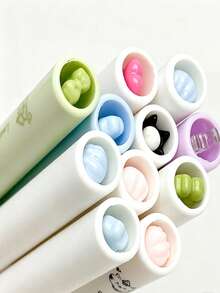 Cream Style Rotating Neutral Pen, Decorative Pen Cap, Smooth Writing Stationery For Students And Office - A - View 2