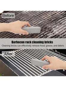 2/1pc Set BBQ Cleaning Stone, Suitable For Outdoor, Travel, Camping, Grill And Pan. Can Remove Stains And Burnt Marks, Durable And Easy To Clean, Powerful Stain Removal, Essential For Home, Family Must-Have. - One Size Fits All - View 9