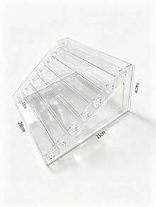 7/5/3-Tier Detachable Multi-Function Storage Rack, Can Hold Perfume, Cosmetics, Glasses, Nail Polish..Essential Oils, Nail Salon Tools & Accessories, Acrylic Material, Large Capacity Design, Suitable For Vacation Beach, Bathroom, Bedroom And Other Places. - Multicolor - View 13