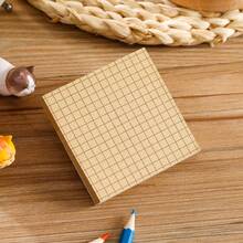 1/8pcs Kraft Paper Grid Sticky Notes, Easy Tear No Residue Adhesive, For Key Marking, Memo Recording, Suitable For Student Learning, Office Notes, Back To School Season Essential - A - View 2