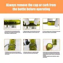 Glass Bottle Cutter Kit Adjustable Sizes 5 Wheels Round Glassbottle Cutting Tool - 30*12cm - View 10