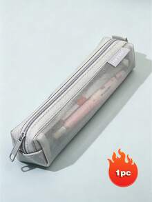 1pc/Mini Mesh Pencil Case Storage Bag, Suitable For Exams, Portable Pencil Case, Multi-Functional Square Stationery Bag/2pcs/3pcs/5pcs,Back To School Season - Multicolor - View 15