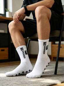 1/2/3/4/6/10/15/Pairs/Men's Non-Slip Rubber Sole Football Socks Sports Socks - Multicolor - View 2
