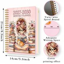2027-2030 Monthly Planner/Calendar - 4-Year Planner From January 2026 To December 2030, Cover Design Themed For Female Readers, Includes Annual Plan, Month Tabs, 48-Month Calendar, Size A5 - A5 - View 2