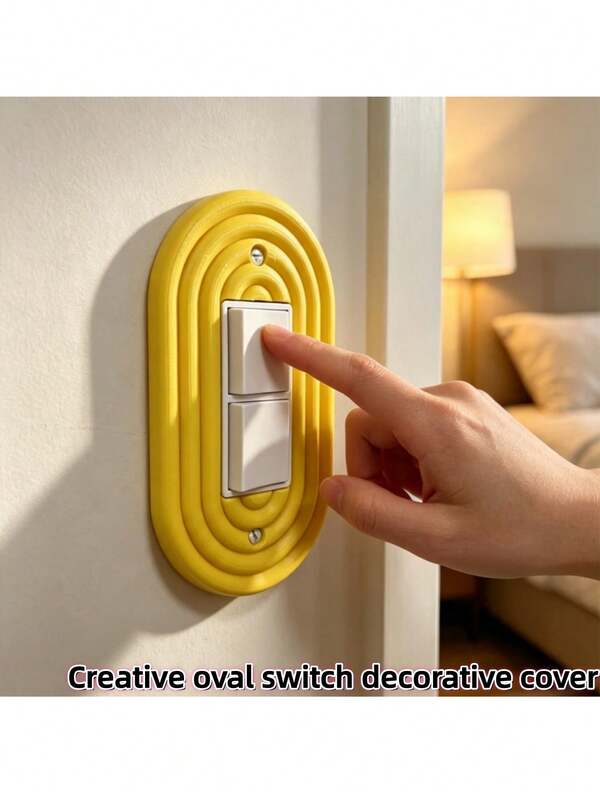 1 buc. husă decorativă 3D sculptată pentru întrerupător, protecție pentru priză cu șuruburi, placă decorativă creativă și amuzantă pentru întrerupător basculant non-electric, decor de perete anti-praf cu fixare prin șuruburi pentru casă, hotel și pensiune, decor festiv pentru mutare, început de școală, Halloween și Anul Nou