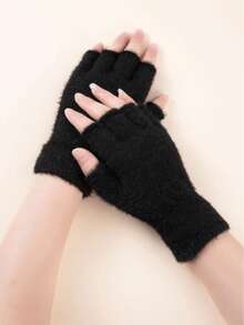 1 Pair Of Unisex Skiing And Mountain Climbing Touch Screen Warm Gloves - Thick Velvet Gloves, Non Elastic Cold Resistant Gloves For Outdoor Activities And Daily Use, Comfortable Design, Velvet Lining, Casual Style, Suitable For Outdoor Cycling - Multicolor - View 13