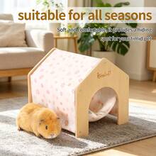 ITANDME Guinea Pig Hideout Rat Hideout Hammock House, No Bottom & Easy To Clean, Guinea Pig Bed House, Suitable For Fancy Rat, Chinchilla, Guinea Pig - View 6