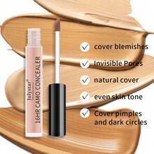 Julystar 3‑Piece Base Makeup Set, Liquid Foundation & Concealer With Free Makeup Brush, Soft Matte Long‑Wear 16H Oil Control, Lightweight Breathable, Full Coverage For Natural Flawless Daily Face Makeup - Set - View 10