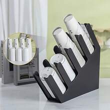 2pcs Commercial Cup Dispenser And Straw Holder, Heavy Duty Desktop Cup Rack, Non-Food Contact Storage, Suitable For Coffee Shop And Office, Space-Saving, Durable, Stylish - Multicolor - View 11