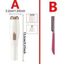 Electric Multi-Function Shaver 3-In-1 Eyebrow Trimmer Nose Hair Clipper Rechargeable Razor Body Armpit Hair Shaver Women's Epilator Razor Private Area Shaver Portable Gift Women's Gift Father Dad Gift - SRM-701 - View 3