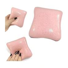 Mainan Remas Squishy Roti Panggang Mentega Super Lembut, Bola Stres Slow Rise, Mainan Dekompresi Lucu Murah, Tersedia Warna Pink & Hijau, Dekorasi Kreatif Meja, Hadiah Kejutan Fidget untuk Ulang Tahun, Hari Libur & Pesta - MultiWarna - View 10