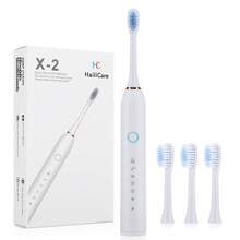 Hailicare Adult Vibrating Soft Multi-Function Electric Toothbrush, IPX67 Waterproof, Tooth Protection, 6 Speeds, Comes With 4 Brush Heads, Equipped With 2-Minute Timer And 30-Second Zone Switch Reminder, Suitable For Home Or Travel Use. - Multicolor - View 14
