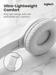 Logitech H390 Over-Ear Headphones, USB Noise-Canceling Calling, Rotating Omnidirectional Microphone, In-Line Volume Control, Comfortable Headband And Earpads, Professional Headphones For Online Classes And Call Centers, Pink - Pink - View 5