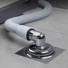 1pc Washing Machine Floor Drain Elbow Connector, Anti‑Overflow Anti‑Odor Sewer Pipe Adapter, 90‑Degree Bent Drain Pipe Sealing Joint, Kitchen Filter Floor Drain & Kitchen Accessories For Laundry Room Bathroom Washing Machine Drainage - Multicolor - View 11
