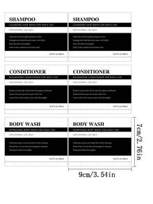 6 PCS Bathroom Labels For Soap Dispenser, Removable Bathroom Organization Labels, Waterproof Bottle Labels For Shampoo Conditioner Body Wash - Multicolor - View 9