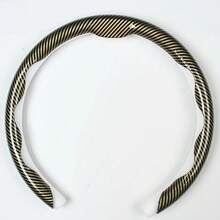 1 bọc vô lăng chống trượt vân sợi carbon giả, phong cách tối giản, bóng cao, phản quang cao, có vạch căn giữa, lắp dễ dàng, không vòng trong, cho ô tô/xe bán tải/SUV/MPV/xe van, vô lăng chữ D/hình O/tròn - Họa tiết giả sợi carbon - Xem 13