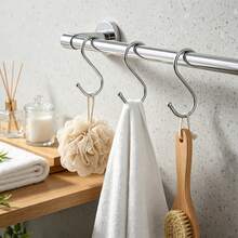 Double Hook Design, Multi-Scenario Hanging Storage, Suitable For Kitchen Utensils, Closet Clothes, Garage Tools, RV Storage, Rounded Edges Won't Damage Items, Layered Storage Saves Space - Multicolor - View 12