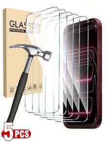 ZYSHI 5PCS Phone Screen Protectors Screen Protection Essentials, Applicable To Daily Shield, Office, Home Phone Screen Protector Phone Accessories Waterproof Tempered Glass Shockproof Anti-Fall Anti-Fall Scratch Resistant Anti-Fingerprint Full Cover - 5pcs - View 39