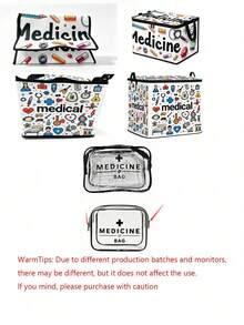 Clothing And Medicine Storage Box With Transparent Storage Bag, Creative TNT Fun Storage Box, Foldable Large Capacity Home Clothes Storage Organizer With Lid, Zipper Storage Box, Quick-Pull Foldable Bag, Blanket Organizer Bag, Bathroom Storage Box, Home Gift, Guest Room Storage, Wardrobe Organizer Box, Home Essential, Moving Must-Have, Dorm Storage, Back To School Gift, Perfect Gift,Bedroom Room Decor,Back To School - Multicolor - View 11