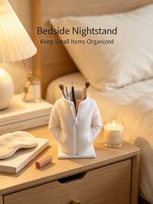 1PC Personalized Jacket Style Pen Holder, Desktop Storage, Desktop Decoration Ornament, Stationery Storage Tool - A - View 2