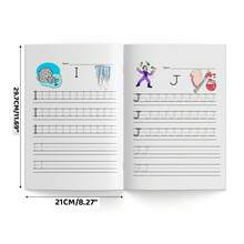 Preschool Alphabet Learning Notebooks, A-Z Letter Tracing Handwriting Practice, Coloring & Fun Pages, Animal Word Recognition, Connect The Dots, Early Writing Worksheets, Interactive Educational Activity Notebooks - Alphabet Learning Notebooks - View 6