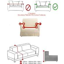 1PC Fleece Fabric Anti-Slip Elastic Decorative Sofa Cover, Jacquard Carved Leaf Design, Pet-Friendly Anti-Dirt Anti-Dust, Suitable For 1/2/3/4 Seater Sofa, All Seasons - Beige - View 10