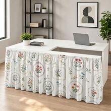 Vintage Botanical Tablecloth, Framed Wildflower And Specimen Plant Print Polyester Tablecloth, Suitable For Tea Parties, Rustic Weddings, Spring Garden Parties, Family Brunches And Elegant Home Decor - A - View 3