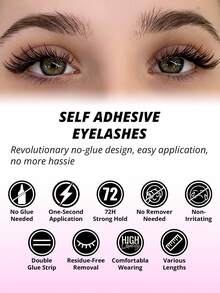 RITALASH 156 Pcs Self Adhesive Eyelash Clusters, No Glue Needed, Invisible 2-Strip Tape - Longer Lasting, No Sticky Residue Pre Glued Eyelashes With Anti-Stick Tweezers Easy Control For Beginners - D - View 2