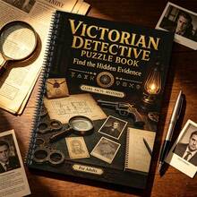 Victorian Detective Game Book, Immersive Puzzle Experience For Adults, Combination Of History And Deduction, Adult Intellectual Challenge, Leisure And Stress Relief, Multiple Styles Available (Pen Not Included) - Single Piece - View 8