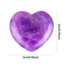 1/5/10/20/30/40/50pcs Assorted Heart-Shaped Gemstones, Bulk Polished Crystal Hearts, Mixed Color Stones, Suitable For DIY Crafts And Decoration, 20+ Colors Fluffy Shaped Crystals, Stones, Smooth Polished Pocket Stones - Multicolor - View 7