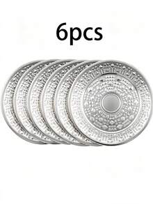 MiLaiWP 6/3/1 Luxury Style Silver Stainless Steel Tableware, Thick Anti-Drop Easy-To-Clean Bowls, Stackable Space-Saving Storage, Highly Attractive Afternoon Tea Tableware For Dorm/Outdoor Picnic - Multicolor - View 10