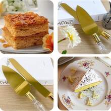 A6 Pizza Cutter & Server Set - Customizable Name Pizza Cutter & Server, Personalized Wedding Cake Knife & Server Set, Custom Crystal Handle Pizza Cutter & Server, Customizable Text Cake Server, Birthday Gift, Home Gift, Men, Women - Multicolor - View 9