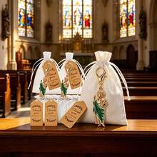 30pcs St. Jude Religious Gift Party Keychain Set, St. Jude Pendant Decorative Keychains, Baptism Party Decoration Keychains & Halloween - Multicolor - View 7