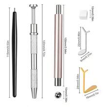 55Pcs Nail Art Tool Set Cat Eye Nail Styling Wand, Sponge Grab Pen With Replacement Sponge Manicure Salon Supplies - Multicolor - View 9