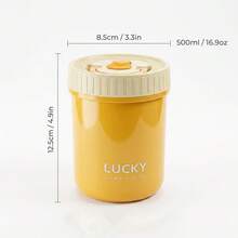 Microwaveable Insulated Food Jar For Hot Food, 304 Stainless Steel Thermal Lunch Box, Leakproof Warm Food Container With Handle, Insulated Bowl, Heated Lunch Box For Student School, Food Storage Containers - Multicolor - View 13