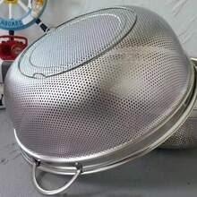 Stainless Steel Double-Ear U-Shaped Multipurpose Basket; Rustproof And Easy To Clean; Kitchen Storage; Fruit And Vegetable Draining; Tableware Placement; Bathroom Storage; Clutter Organization; Dining Table Storage; Universal For Multiple Scenes. - 21cm - View 8
