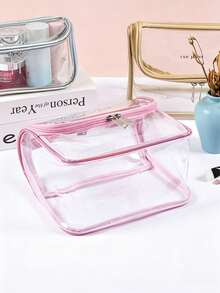 Waterproof Transparent Hair Care Product Storage Bag With Cartoon Printing Portable Hand Wash Bag,Items Are Clear At A Glance, No Need To Search For Hair Rings, Combs, Items Are Clear At A Glance, No Need To Search For Hair Rings, Combs - Multicolor - View 9