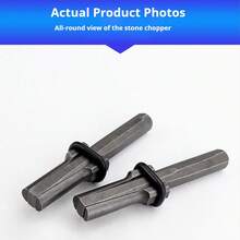 Stone Chisel Splitter, Manual Rock Concrete Splitter, Stone Splitting Wedge, Rock Cracking Tool, Quarry Stone Chisel, Stone Splitting Wedge, Rock Splitter - 1 Pc - View 2