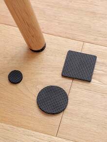 12pcs Non-Slip Furniture Pads, Self-Adhesive Felt Furniture Pads, Trimmable, Anti-Scratch Floor Protection Pads, Suitable For Hardwood Floors, Durable Non-Slip Furniture Pad Rings, Suitable For Appliances, Prevent Damage And Protect Floors - Multicolor - View 9