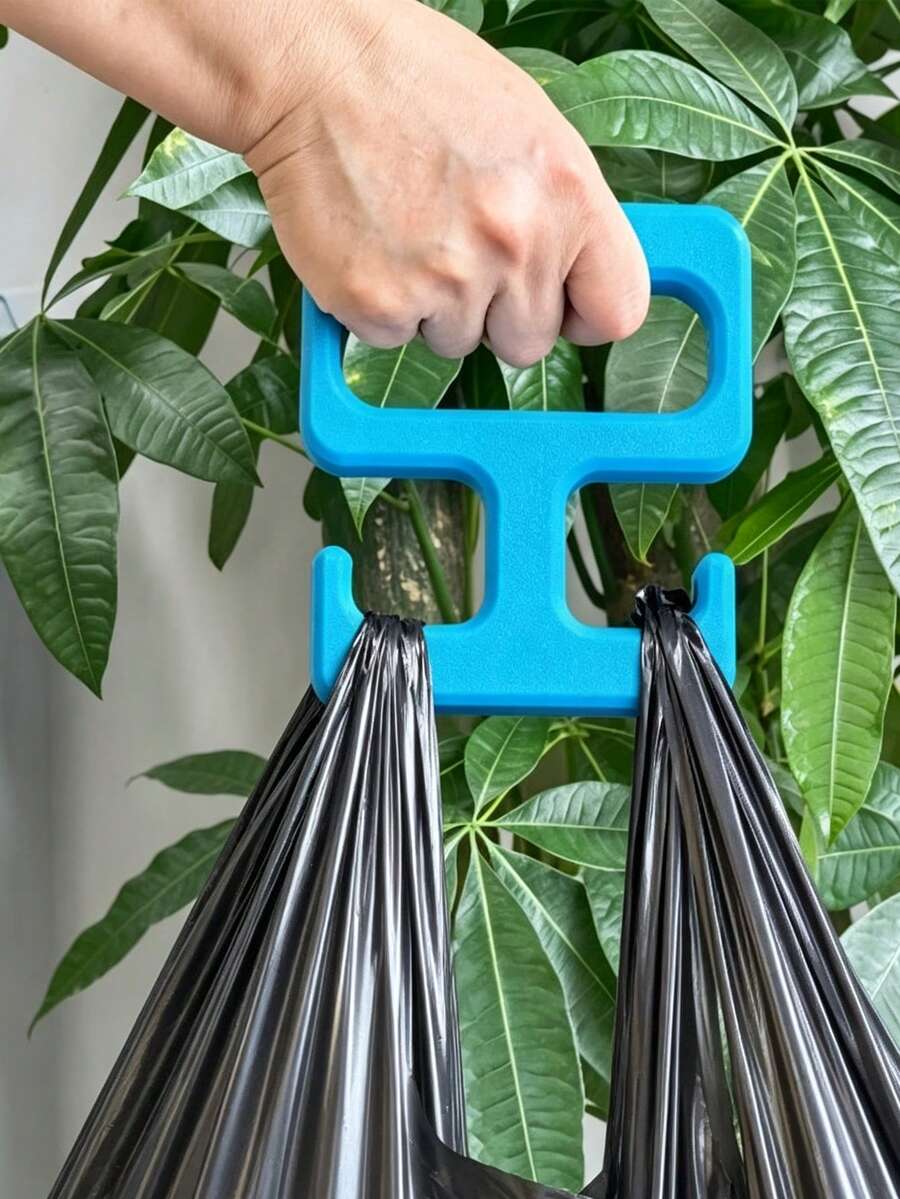 2/3 st kraftig bärbar 3D-printad upphängningskrok för plastpåsar, med halkfritt handtag och bärbart upphängningssystem, lämplig för montering med flera krokar, för att hänga upp plastpåsar - flerfärgad - Visa 1